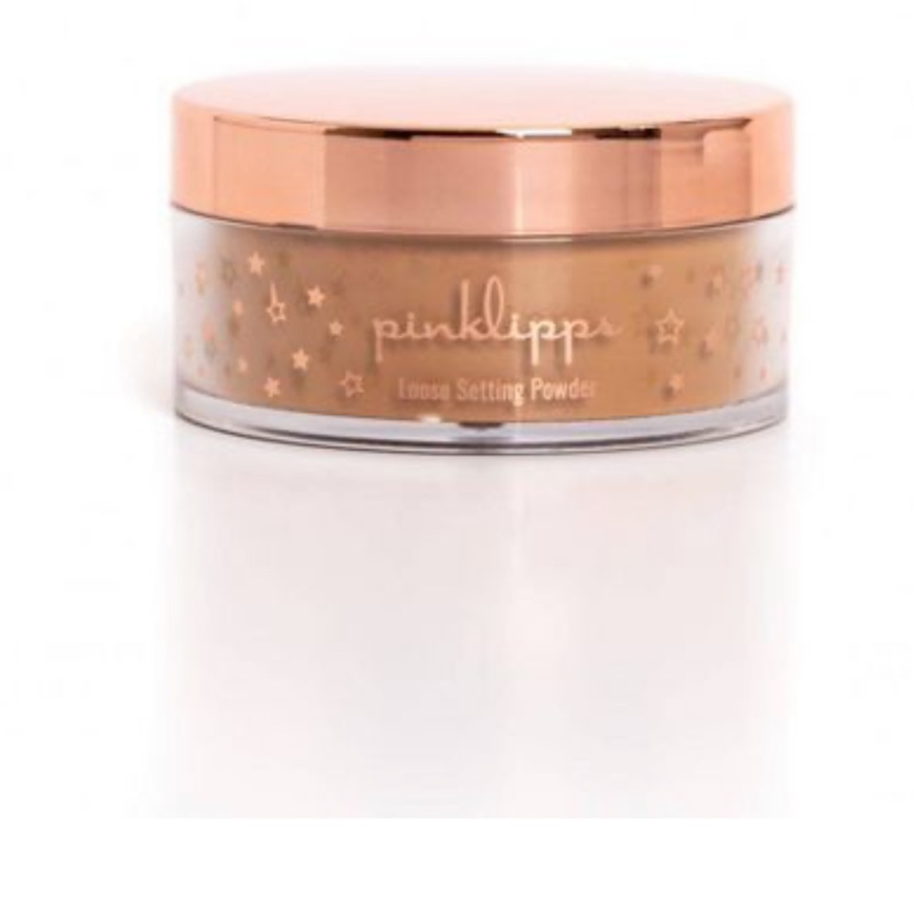 PINKLIPPS COSMETICS
Loose Setting Powder in Deep honey